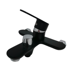 Czarna bateria wannowa BDX59W-BK