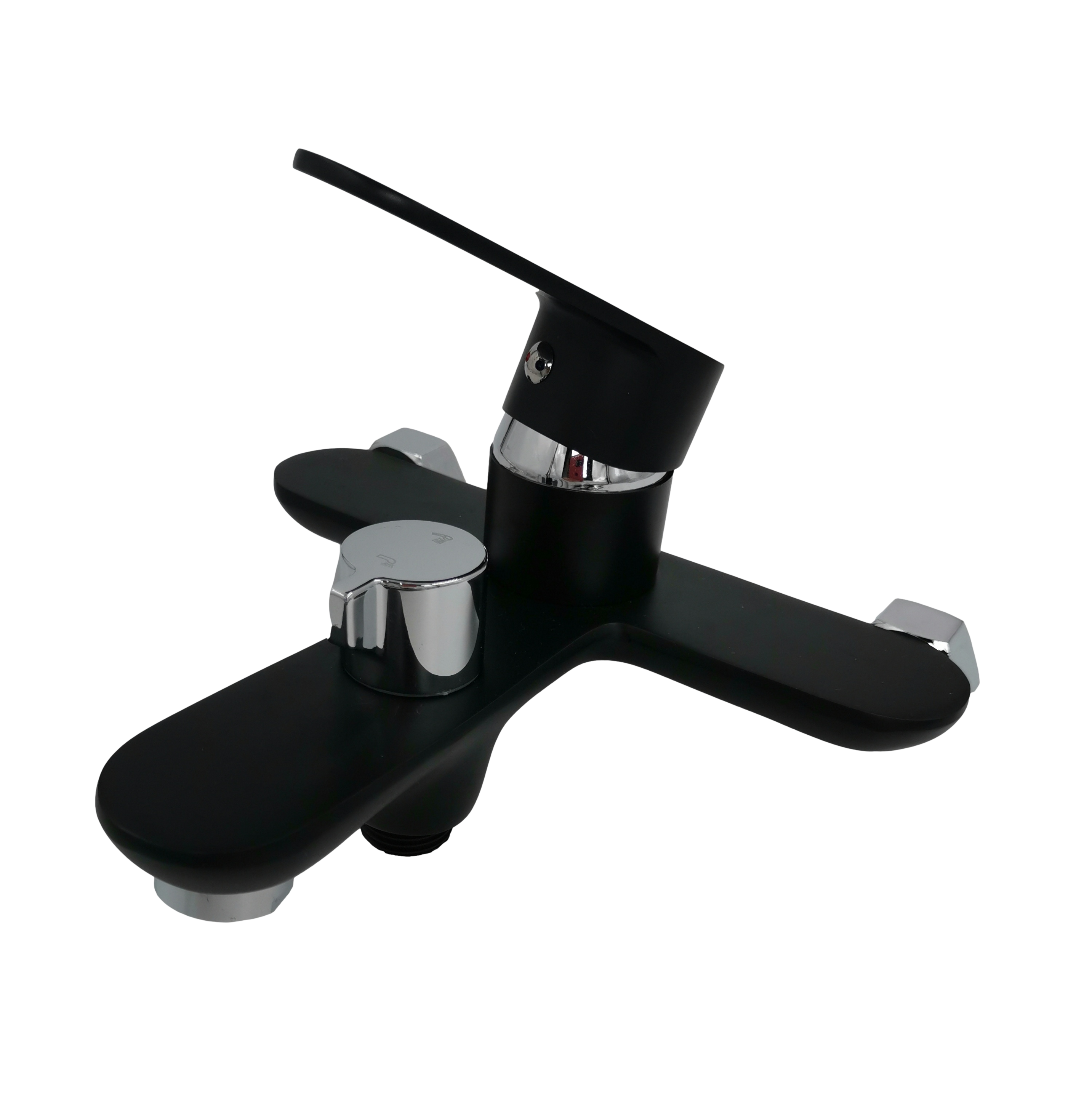 Czarna bateria wannowa BDX59W-BK